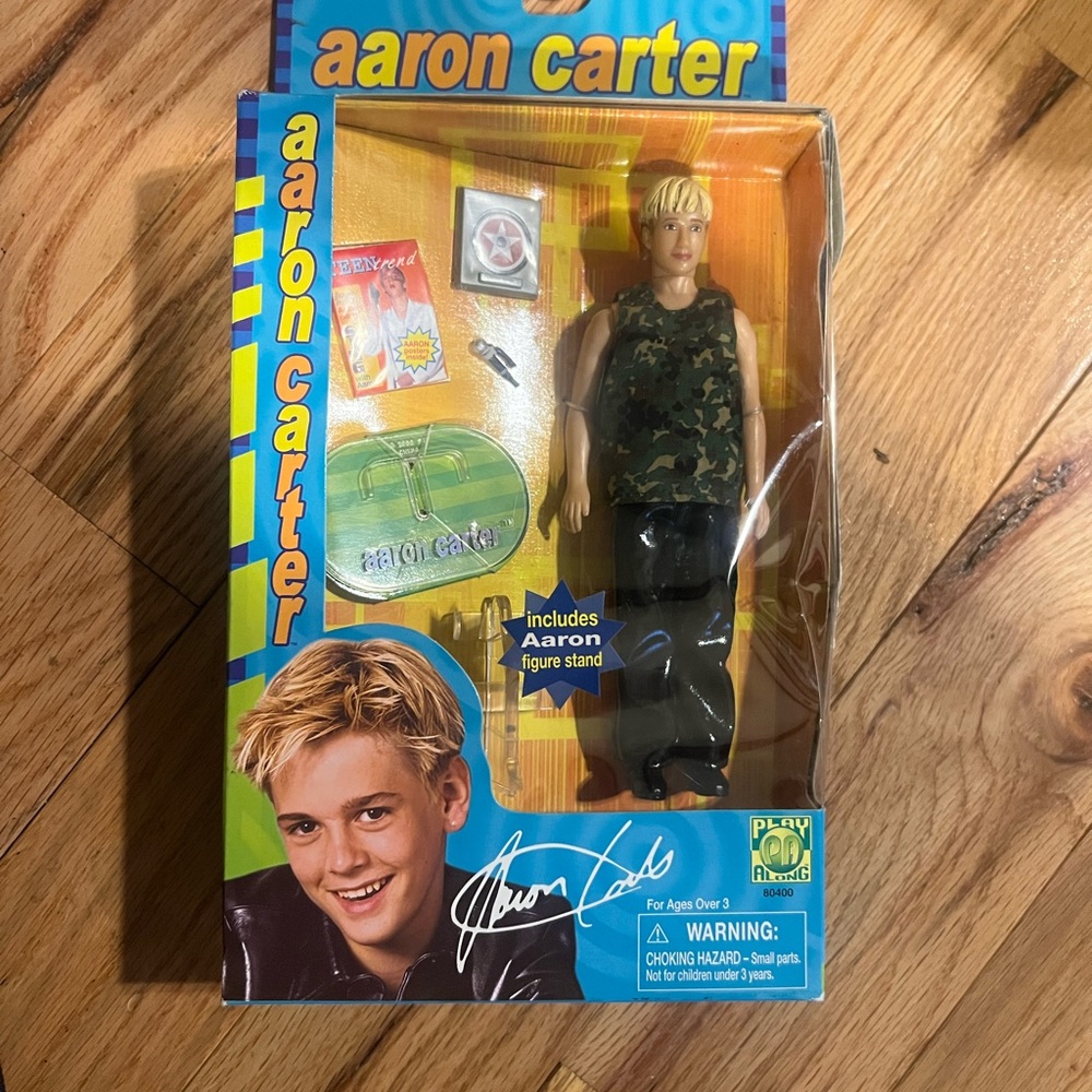 Aaron Carter mini Collectible Doll in Camo Outfit